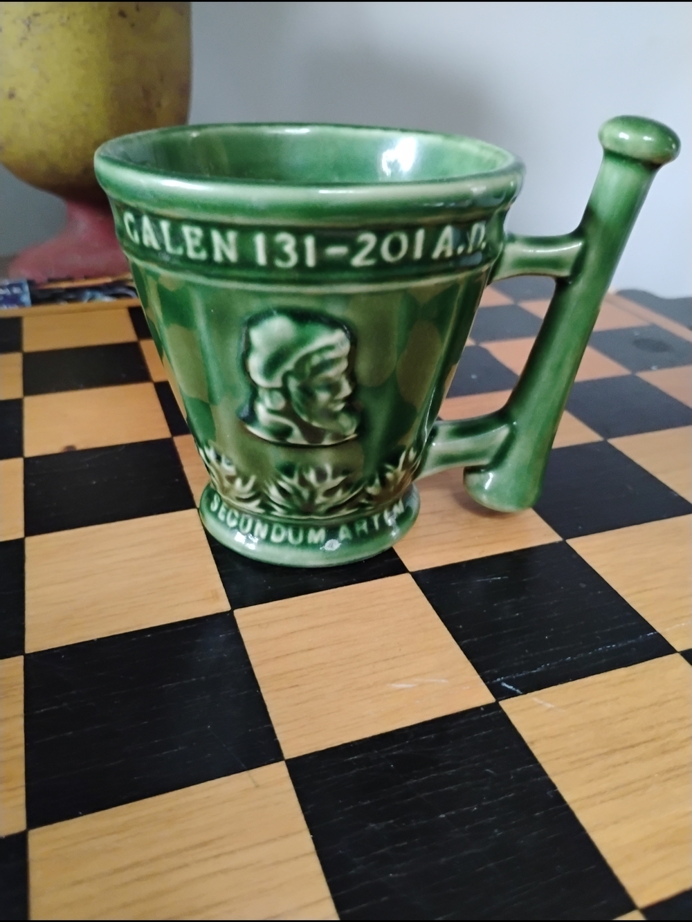 Green Pharmacy Historic Relief Mug Rx
